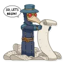 🤔-Plague M. D., Telegram Sticker
