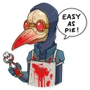 😅-Plague M. D., Telegram Sticker
