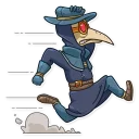 🏃-Plague M. D., Telegram Sticker
