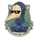 😎-Plague M. D., Telegram Sticker