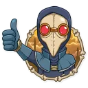 👍-Plague M. D., Telegram Sticker