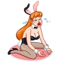 😭-Playboy Girls, Telegram Sticker