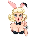 😠-Playboy Girls, Telegram Sticker