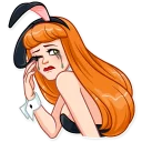 😢-Playboy Girls, Telegram Sticker
