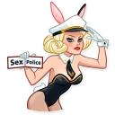 👮‍♀️-Playboy Girls, Telegram Sticker