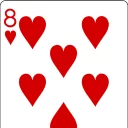 😣-Playing Cards, Telegram Sticker