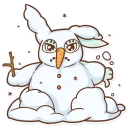 👎-Plush Baby Bunny, Telegram Sticker