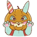 🎃-Plush Baby Bunny, Telegram Sticker