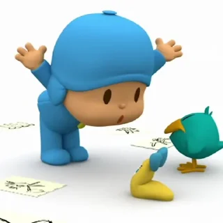 🐳-Pocoyo @MYGCLLERY, Telegram Sticker