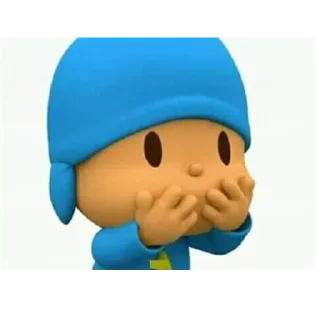 😱-Pocoyo, Telegram Sticker