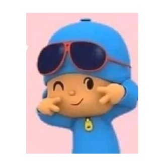 ✌️-Pocoyo, Telegram Sticker
