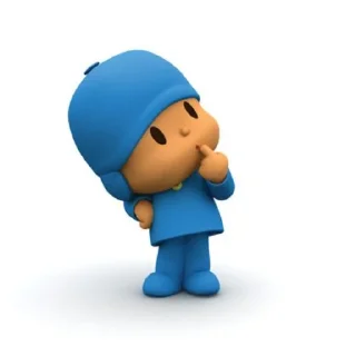 🤔-Pocoyo, Telegram Sticker