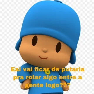 😏-Pocoyo, Telegram Sticker