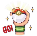 👊-Pokemon GO, Telegram Sticker
