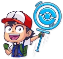 🥳-Pokemon GO, Telegram Sticker