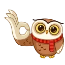 👌-Polar Owl, Telegram Sticker