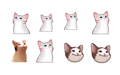Popping Cat @TgSticker