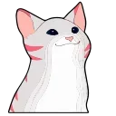 🙀-Popping Cat @TgSticker, Telegram Sticker