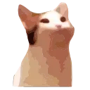 🙃-Popping Cat @TgSticker, Telegram Sticker