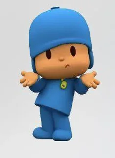 ☂-  Pocoyo., Telegram Sticker
