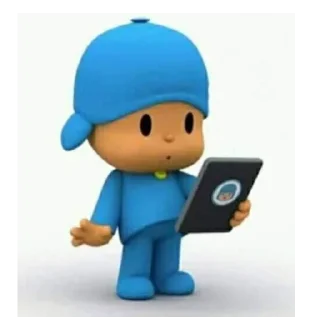 ☂-  Pocoyo., Telegram Sticker