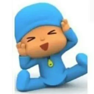 ☂-  Pocoyo., Telegram Sticker