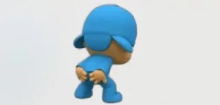 ☂-  Pocoyo., Telegram Sticker