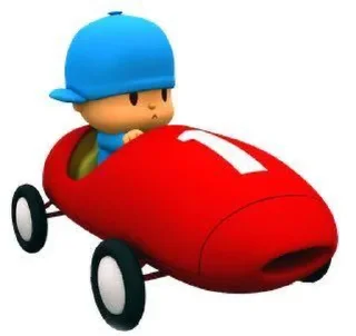 ☂-  Pocoyo., Telegram Sticker