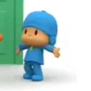 ☂-  Pocoyo., Telegram Sticker