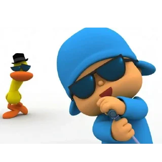 ☂-  Pocoyo., Telegram Sticker