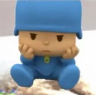 ☂-  Pocoyo., Telegram Sticker