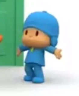 ☂-  Pocoyo., Telegram Sticker