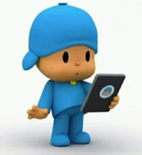 ☂-  Pocoyo., Telegram Sticker