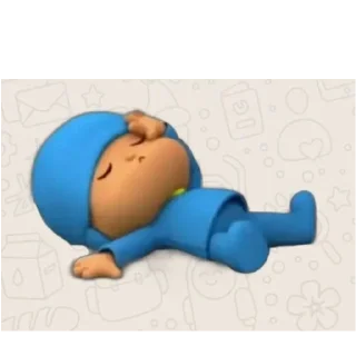 ☂-  Pocoyo., Telegram Sticker