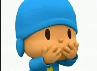 ☂-  Pocoyo., Telegram Sticker