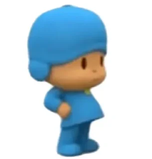 ☂-  Pocoyo., Telegram Sticker