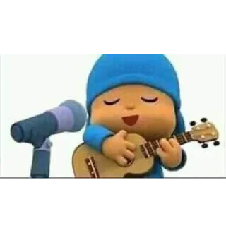 ☂-  Pocoyo., Telegram Sticker