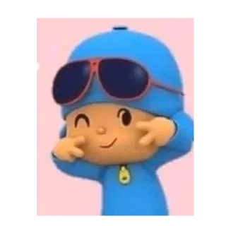 ☂-  Pocoyo., Telegram Sticker