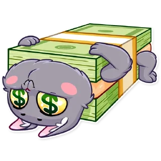 🤑-Nyan Cat, Telegram Sticker