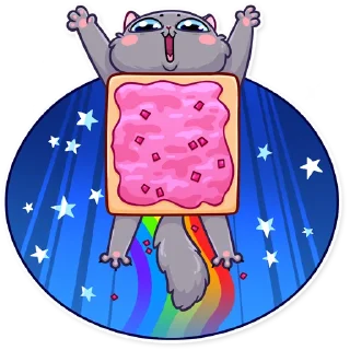 🙌-Nyan Cat, Telegram Sticker