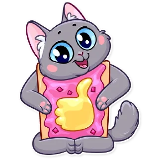 👍-Nyan Cat, Telegram Sticker