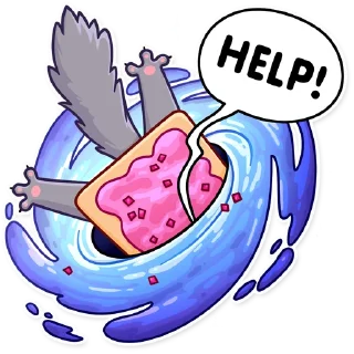 😵-Nyan Cat, Telegram Sticker