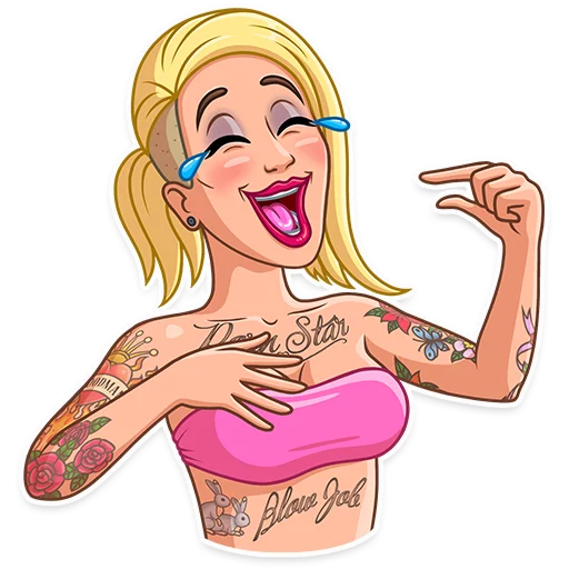 Porn Star, telegram sticker