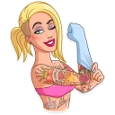 💪-Porn Star, Telegram Sticker