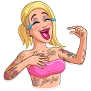 😂-Porn Star, Telegram Sticker