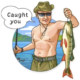 🐟-Putin, Telegram Sticker
