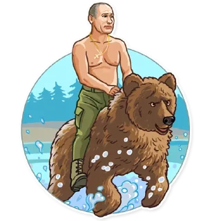 🏃‍♂️-Putin, Telegram Sticker