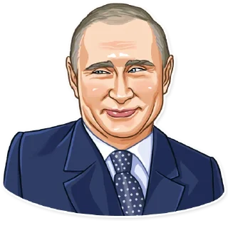 😊-Putin, Telegram Sticker