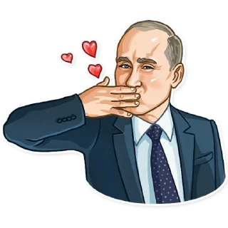 😘-Putin, Telegram Sticker
