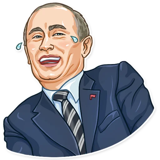 Putin, telegram sticker
